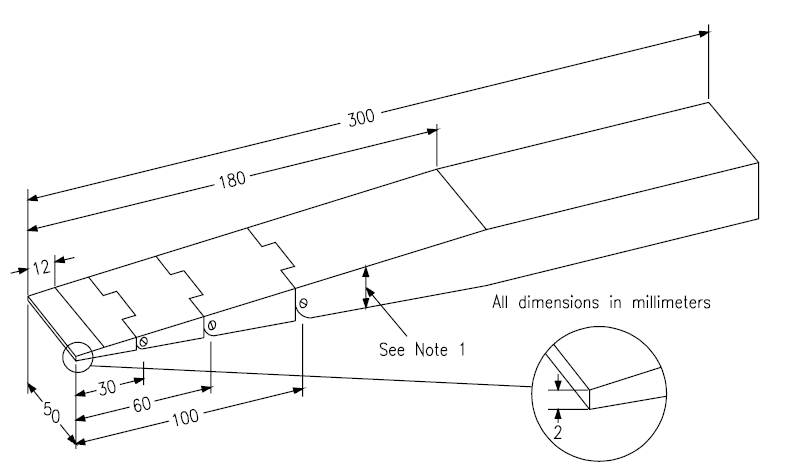 IEC62368-1 Figure V.4楔形试验指